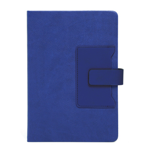 ST1700/BUNotebook with Pocket & flip closure -Blue