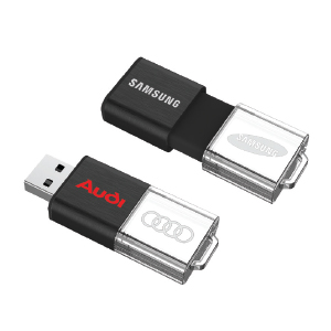USB 02LD Slide USB light acrylic, 3D logo Laser