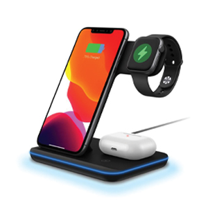 WCCS/101Wireless Charger 3 In 1 Charging Station