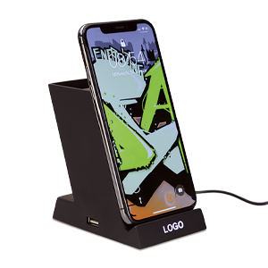 WGD/101 Glow Desk Phone & Pen Holder With Wireless Charger